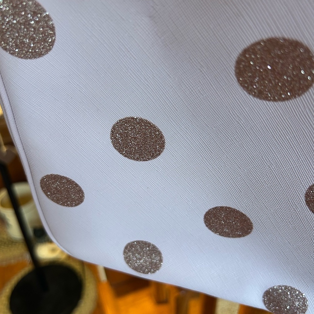Kate Spade Haven Lane Polka Dot Giana Travel Cosmetic Case - Picture 10 of 16